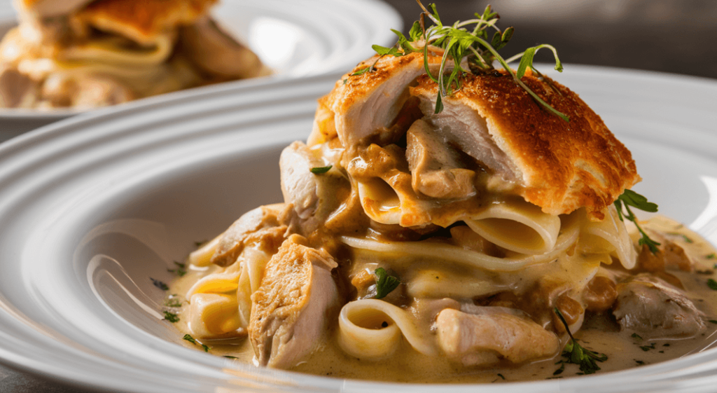 Chicken Pot Pie Pasta