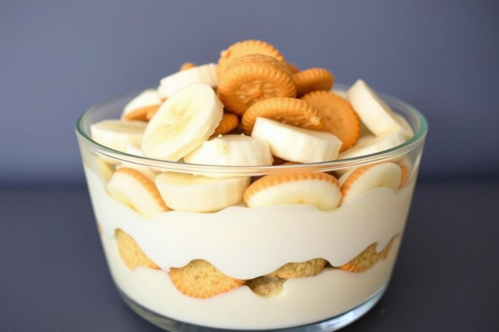 layering banana pudding